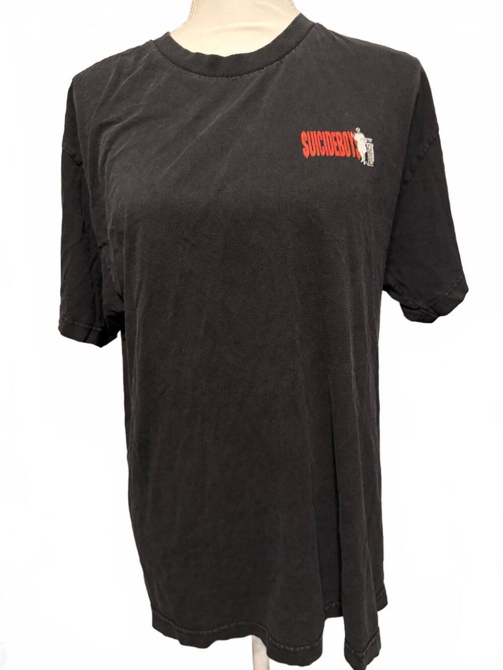 G59 Vintage Suicideboys Graphic Black T-Shirt Size L